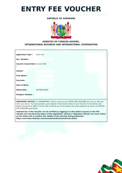 Entry-fee-Suriname